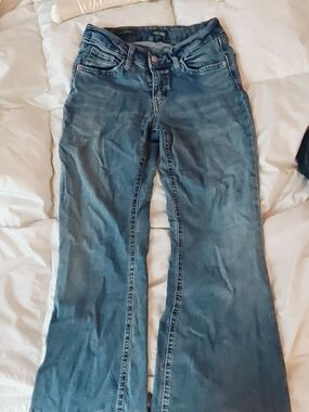 Target Women's Blue Flare Jeans - Washed Indigo